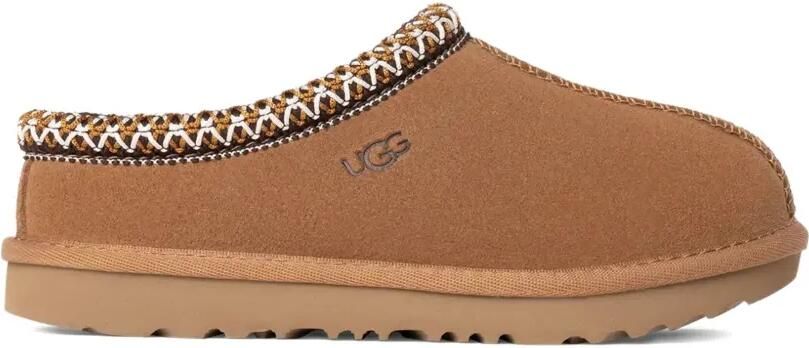 UGG Kids Tas II slippers met gevlochten afwerking Bruin
