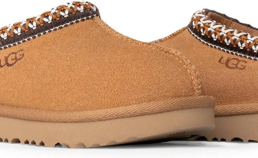 UGG Kids Tas II suède laarzen met gevlochten afwerking Bruin - Foto 4