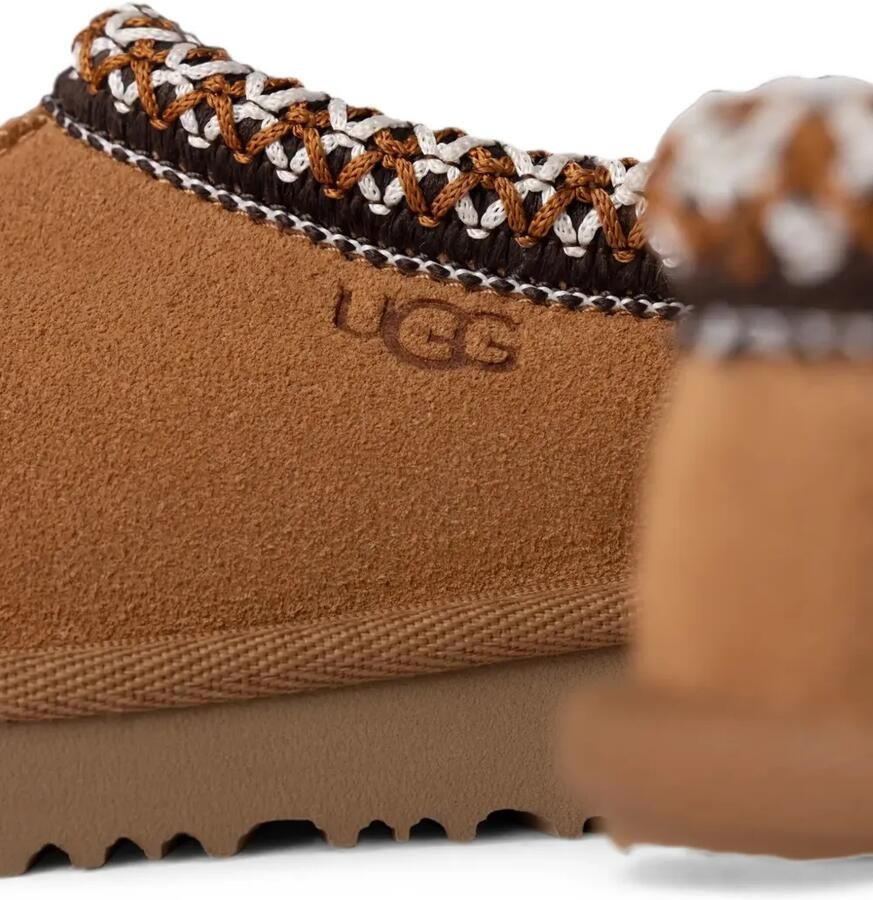 UGG Kids Tas II suède laarzen met gevlochten afwerking Bruin - Foto 2