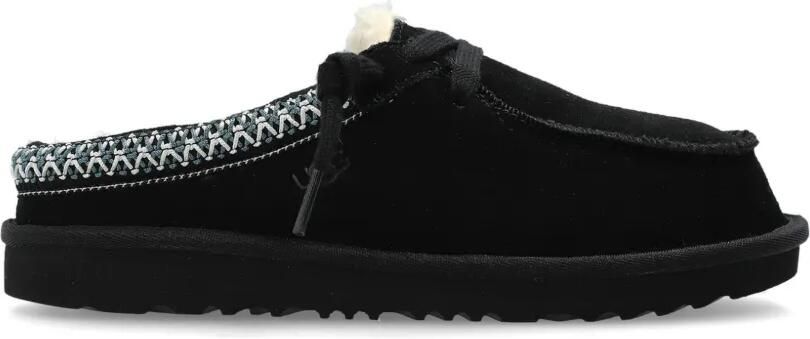 UGG Kids Tas suede slippers Zwart