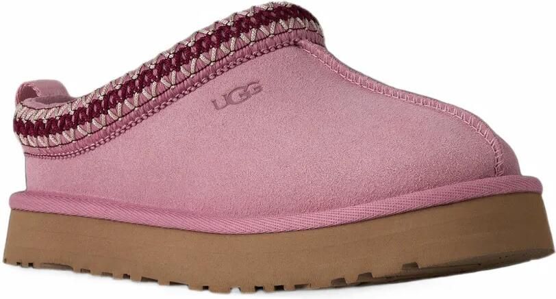 UGG Kids Tazz braided slippers Roze