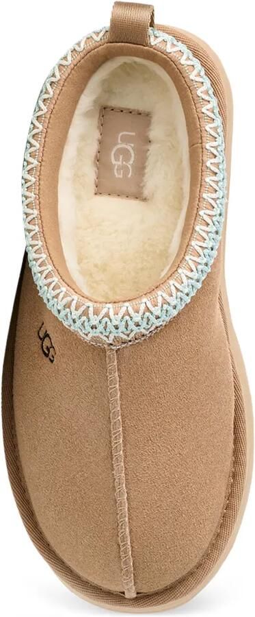 UGG Kids Tazz decorative-stitch slippers Beige - Foto 4