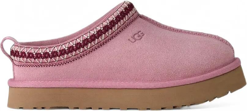 UGG Kids Tazz embroidered slippers Roze - Foto 4