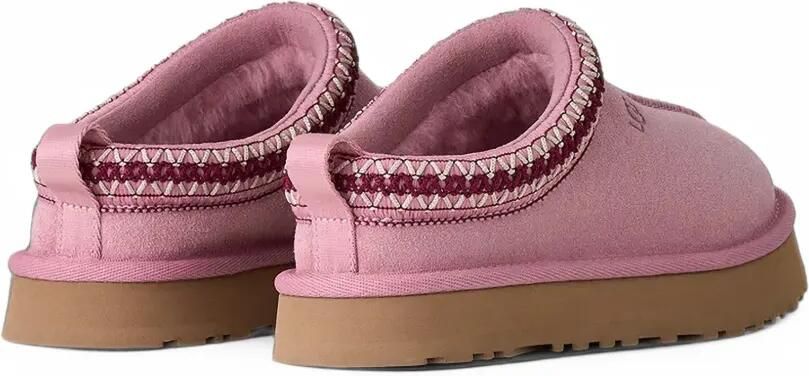 UGG Kids Tazz embroidered slippers Roze - Foto 3