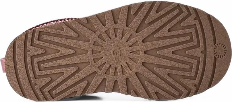 UGG Kids Tazz embroidered slippers Roze - Foto 5