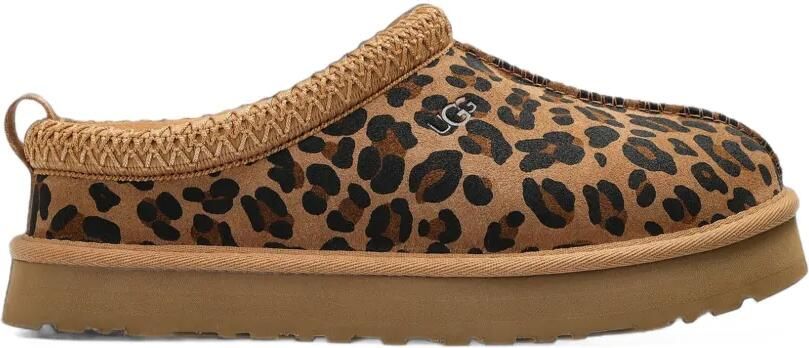UGG Kids Tazz leopard-print leather boots Bruin - Foto 3