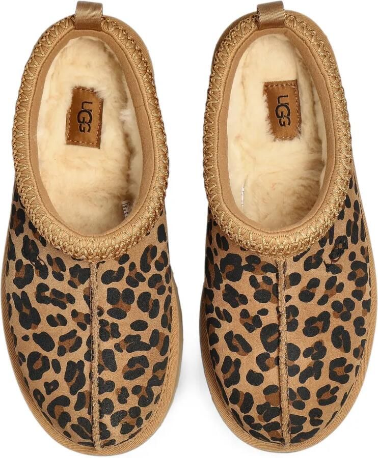 UGG Kids Tazz leopard-print leather boots Bruin - Foto 2