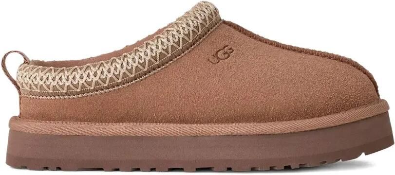 UGG Kids Tazz slippers met plateauzool en afwerking Bruin