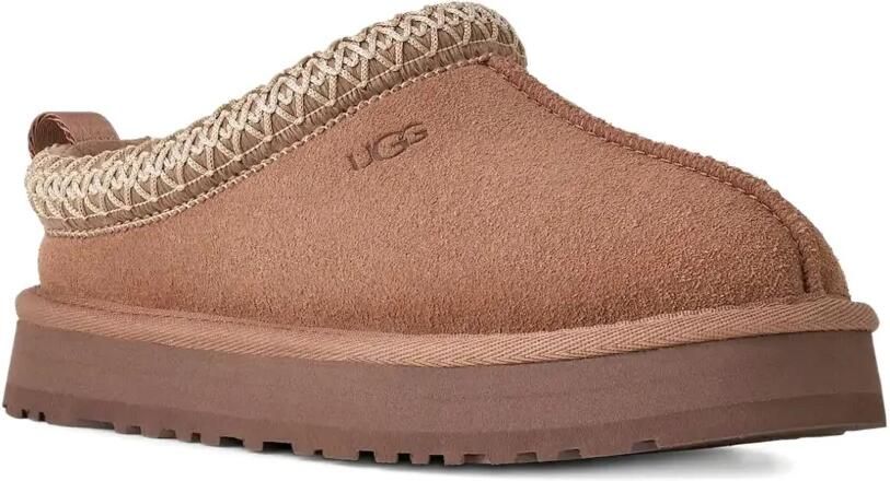 UGG Kids Tazz slippers met plateauzool en afwerking Bruin - Foto 2