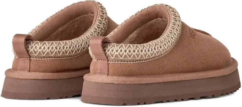 UGG Kids Tazz slippers met plateauzool en afwerking Bruin - Foto 3