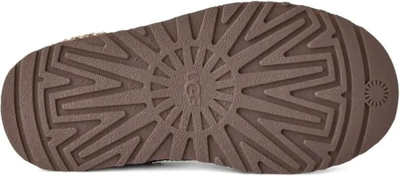 UGG Kids Tazz slippers met plateauzool en afwerking Bruin - Foto 5