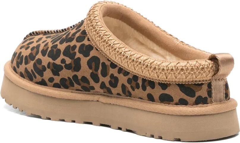 UGG Kids Tazz Spotted slippers met luipaard-print Bruin - Foto 2