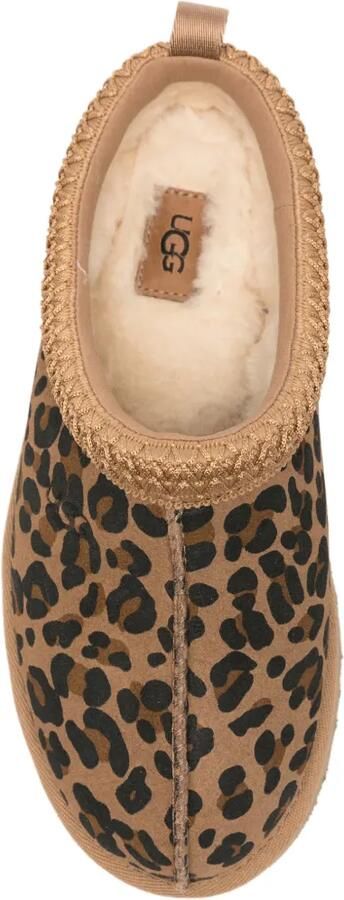 UGG Kids Tazz Spotted slippers met luipaard-print Bruin - Foto 3