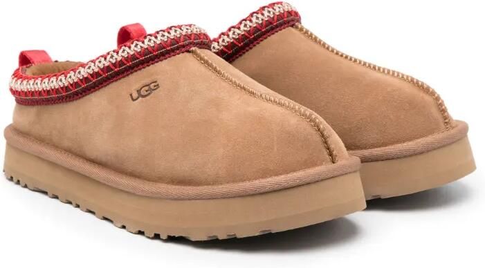 UGG Kids Tazz suède slippers Beige