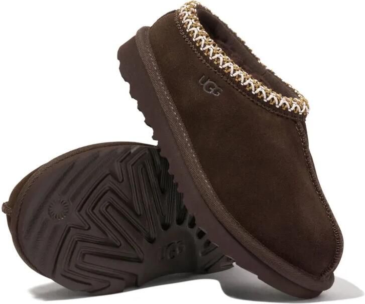 UGG Kids Tazz suède slippers Bruin - Foto 4