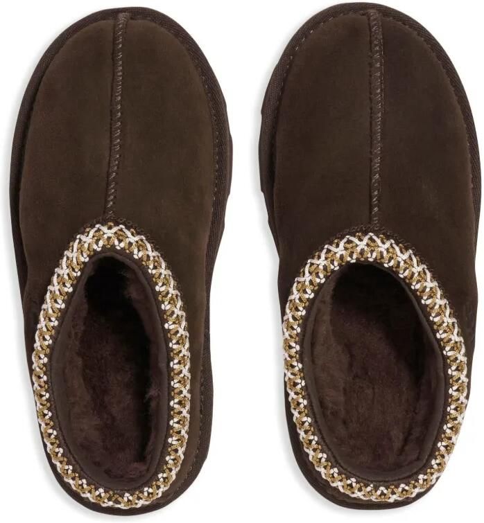 UGG Kids Tazz suède slippers Bruin - Foto 3