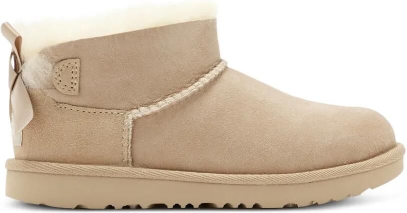 UGG Kids Ultra Mini Bailey Bow laarzen Beige - Foto 4