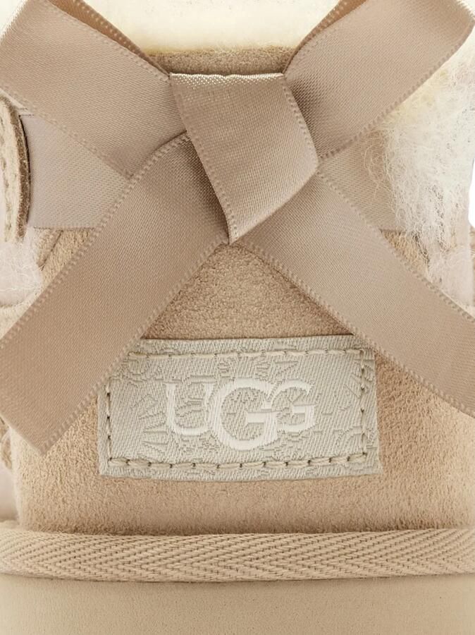 UGG Kids Ultra Mini Bailey Bow laarzen Beige - Foto 2