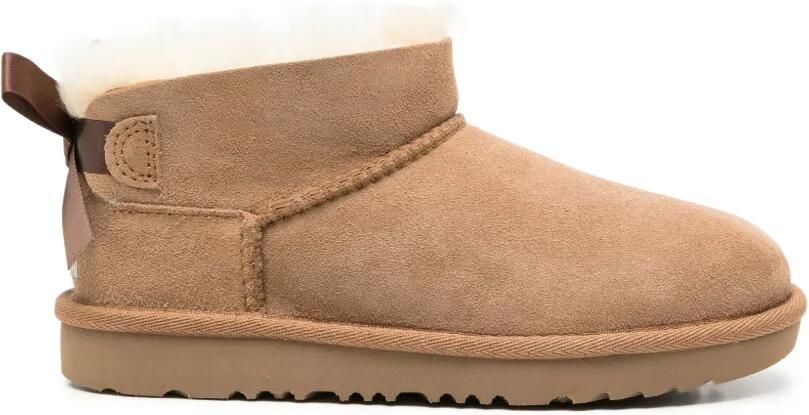 UGG Kids Ultra Mini Bailey laarzen met strikdetail Bruin - Foto 3