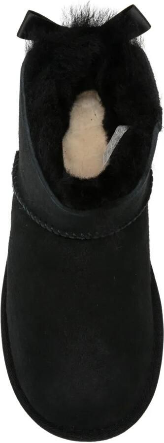UGG Kids Ultra Mini Bailey suède laarzen met strikdetail Zwart - Foto 2