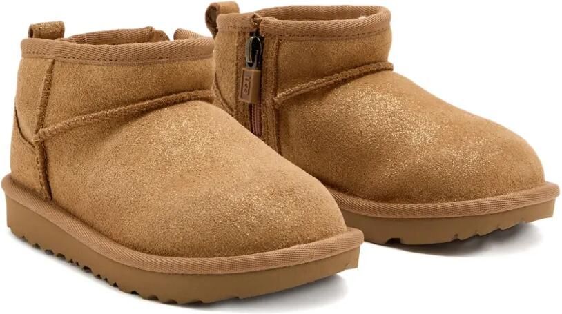 UGG Kids Ultra Mini Classic suède laarzen Bruin