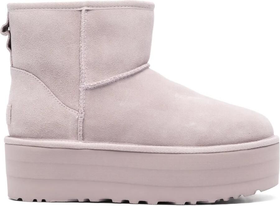 UGG Klassieke enkellaarzen met plateauzool Paars