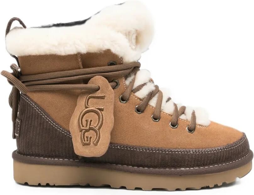 UGG Veterlaarzen met lammy afwerking Beige - Foto 4