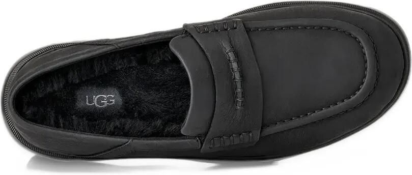 UGG leather penny-strap loafers Zwart - Foto 3