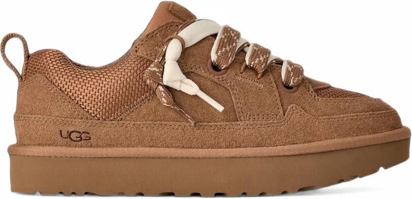 UGG Lo Lowmel suede-panelled sneakers Bruin