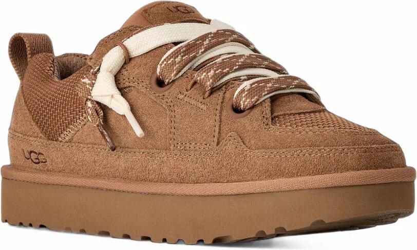UGG Lo Lowmel suede-panelled sneakers Bruin - Foto 2