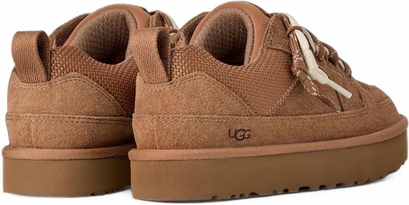 UGG Lo Lowmel suede-panelled sneakers Bruin - Foto 3