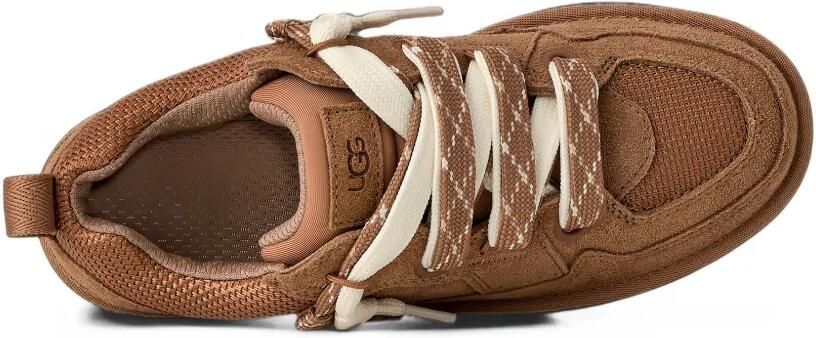 UGG Lo Lowmel suede-panelled sneakers Bruin - Foto 4