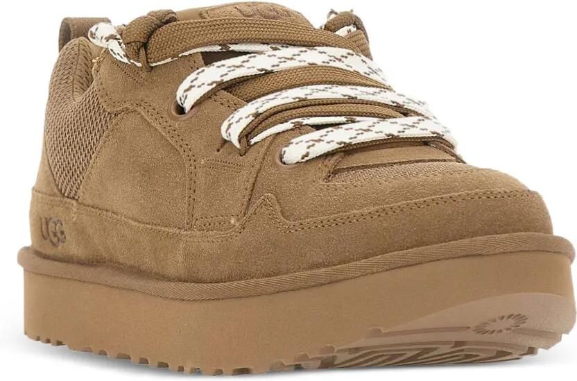 UGG Lo Lowmel suède sneakers Bruin - Foto 3