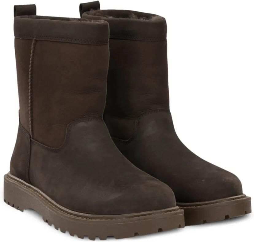 UGG logo-patch panelled boots Bruin - Foto 3