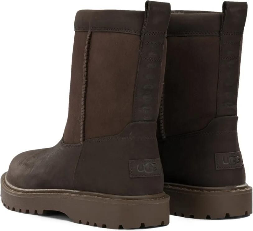UGG logo-patch panelled boots Bruin - Foto 4