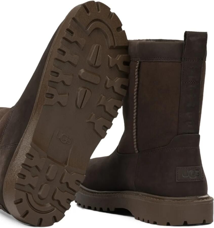 UGG logo-patch panelled boots Bruin - Foto 2