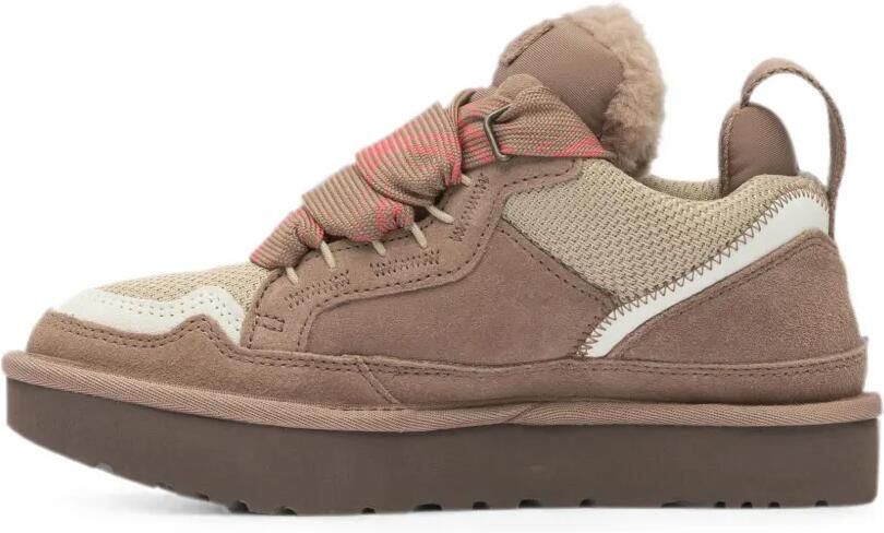 UGG Lowmel chunky low-top sneakers met suède vlakken Bruin - Foto 5