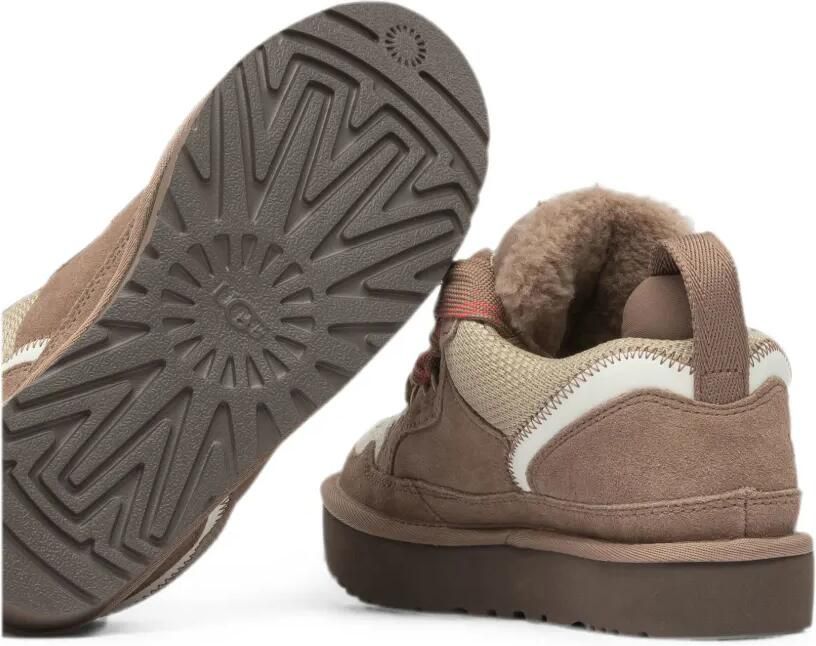 UGG Lowmel chunky low-top sneakers met suède vlakken Bruin - Foto 2