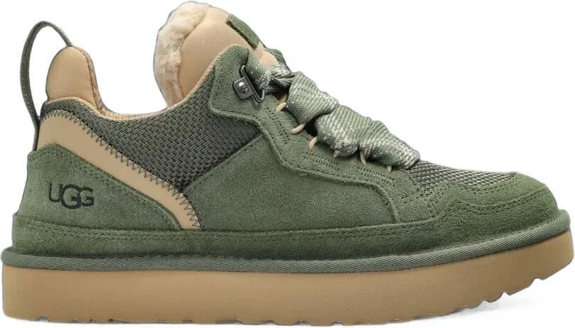 UGG Lowmel leren sneakers met vlakken Groen