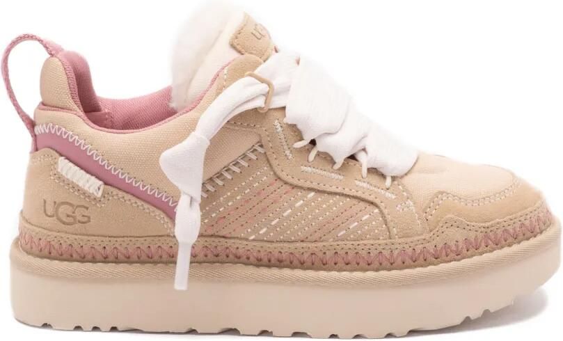 UGG Lowmel Meadow sneakers met afwerking Beige
