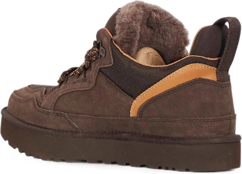 UGG Lowmel sneakers met lammy afwerking en vlakken Bruin - Foto 2