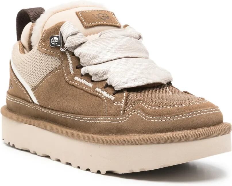 UGG Lowmel sneakers met suède vlakken Bruin - Foto 3