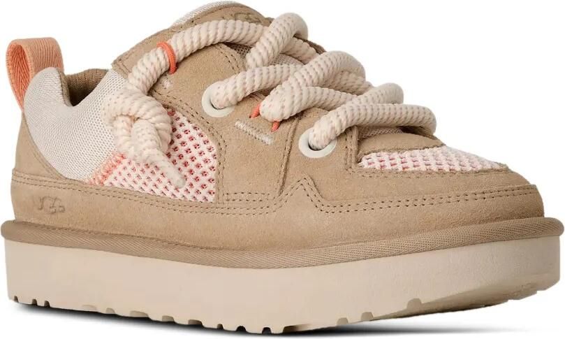 UGG Lowmel suède sneakers met touw Beige - Foto 2