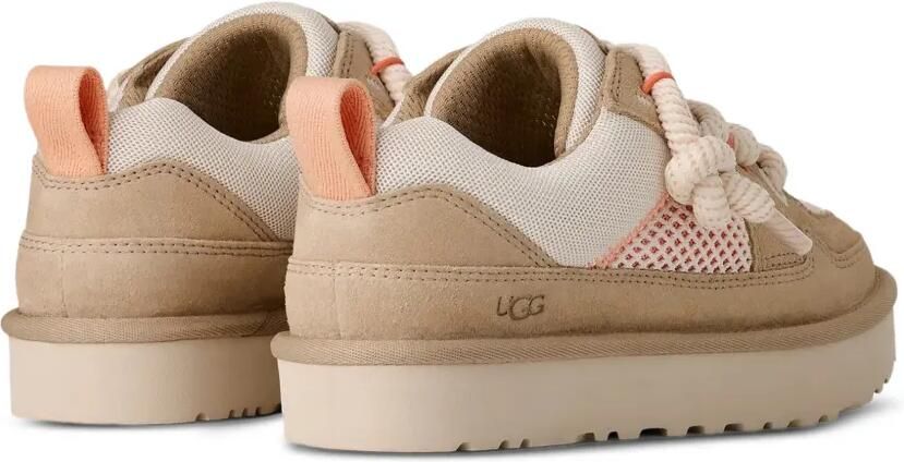 UGG Lowmel suède sneakers met touw Beige - Foto 3