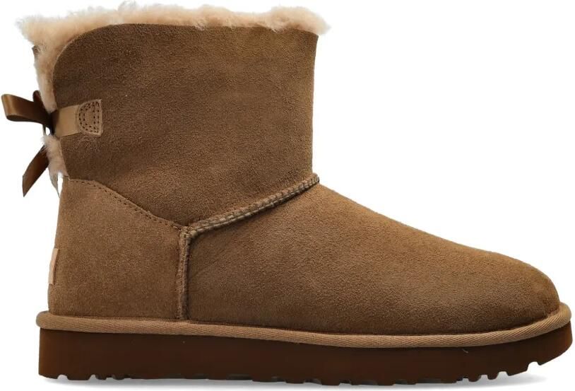 UGG Mini Bailey Bow II enkellaarzen Bruin - Foto 3
