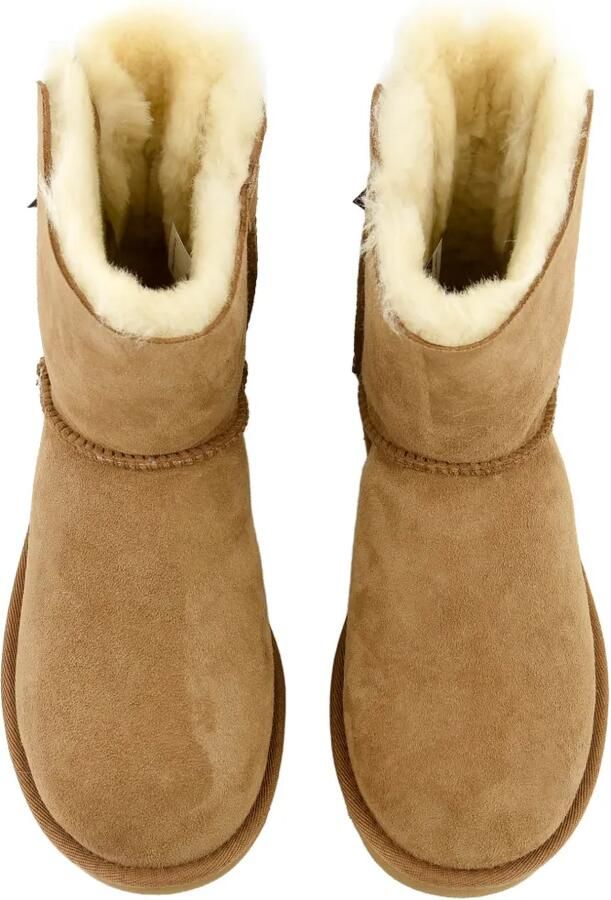 UGG Mini Bailey Bow II leather ankle boots Bruin - Foto 4