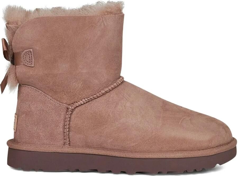 UGG Mini Bailey Bow II suède laarzen Beige