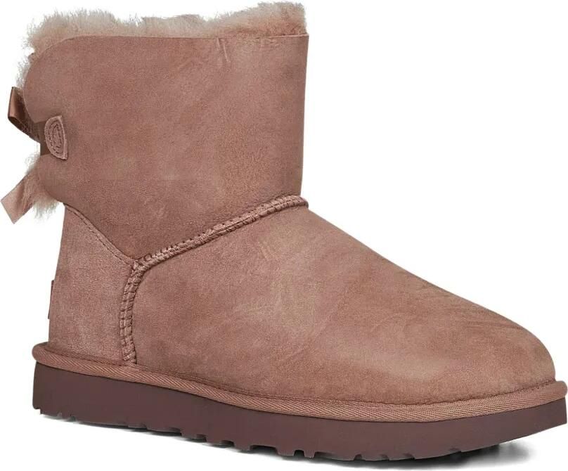 UGG Mini Bailey Bow II suède laarzen Beige - Foto 3