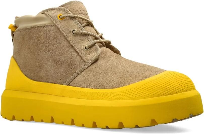 UGG Neumel suède veterlaarzen Beige - Foto 4