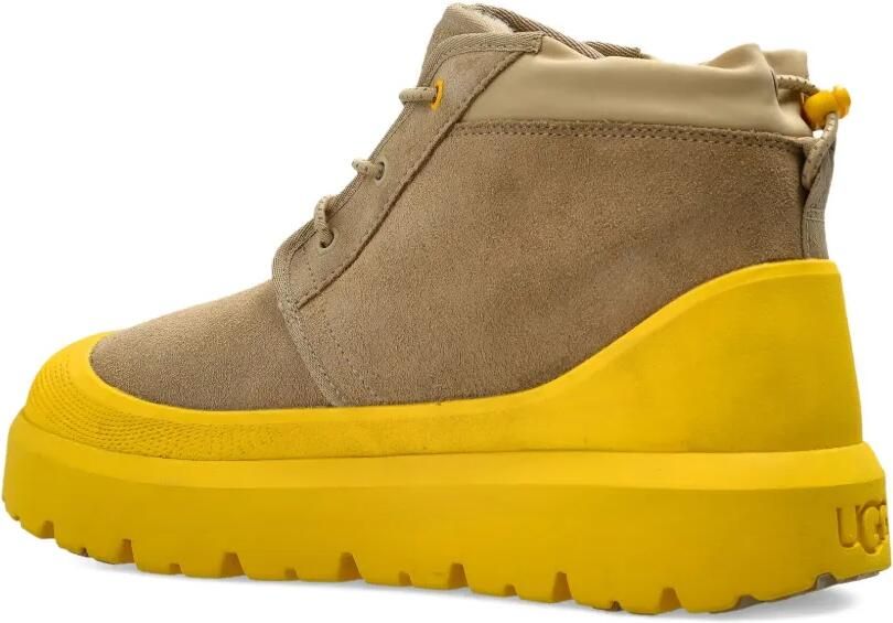UGG Neumel suède veterlaarzen Beige - Foto 3